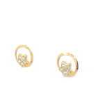 14K Yellow Gold Stud Earrings