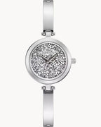 Silver-Tone Dial Stainless Steel Bangle Modern 43L211