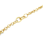 10K Yellow Gold Fancy Link Bracelet 7In 2.7Dwt