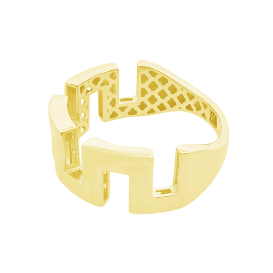 10K Yellow Gold Fashion Ring Size 7.5 1.3Dwt