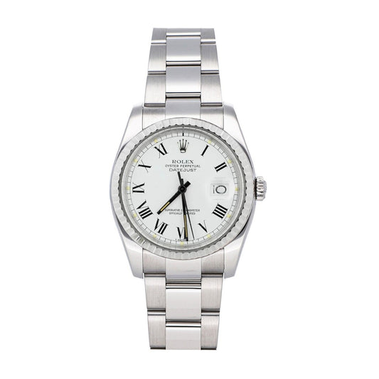 Pre-Owned 1979 Rolex Datejust Stainless Steel Model: 16030 White Dial