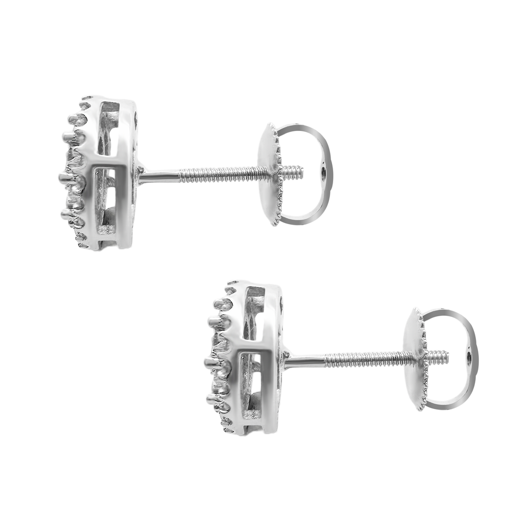 0.50Ctw 14K Yellow Gold Diamond Stud Earrings