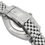 Pre-Owned 2024 Rolex Datejust Fluted Bezel Blue Index Oyster steel Jubilee Bracelet - 126334