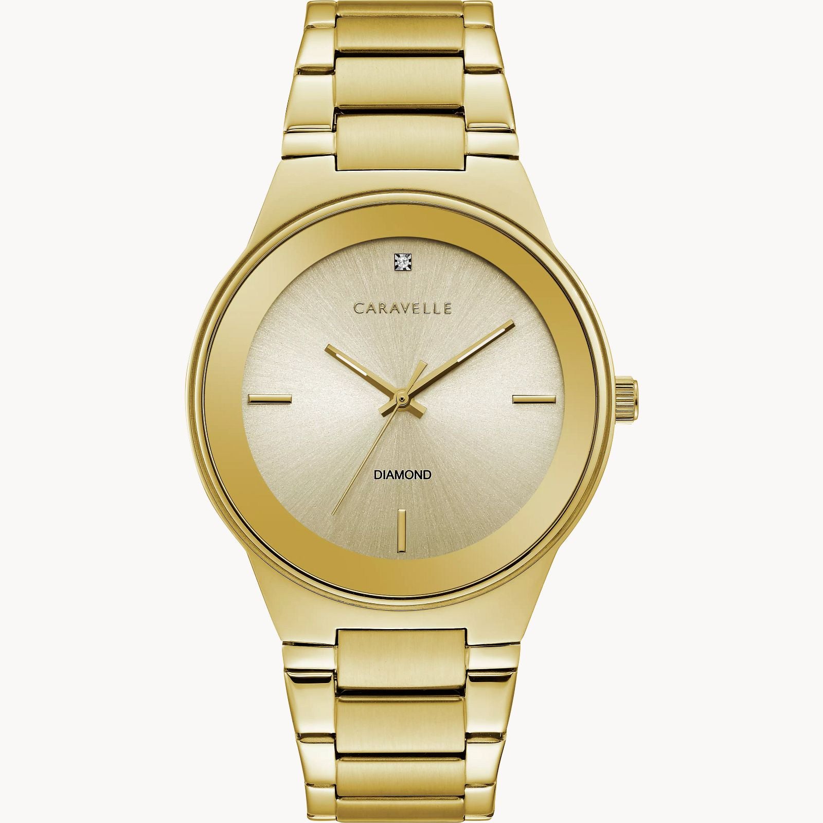 Caravelle Modern Mens Watch (44D100) Gold Tone