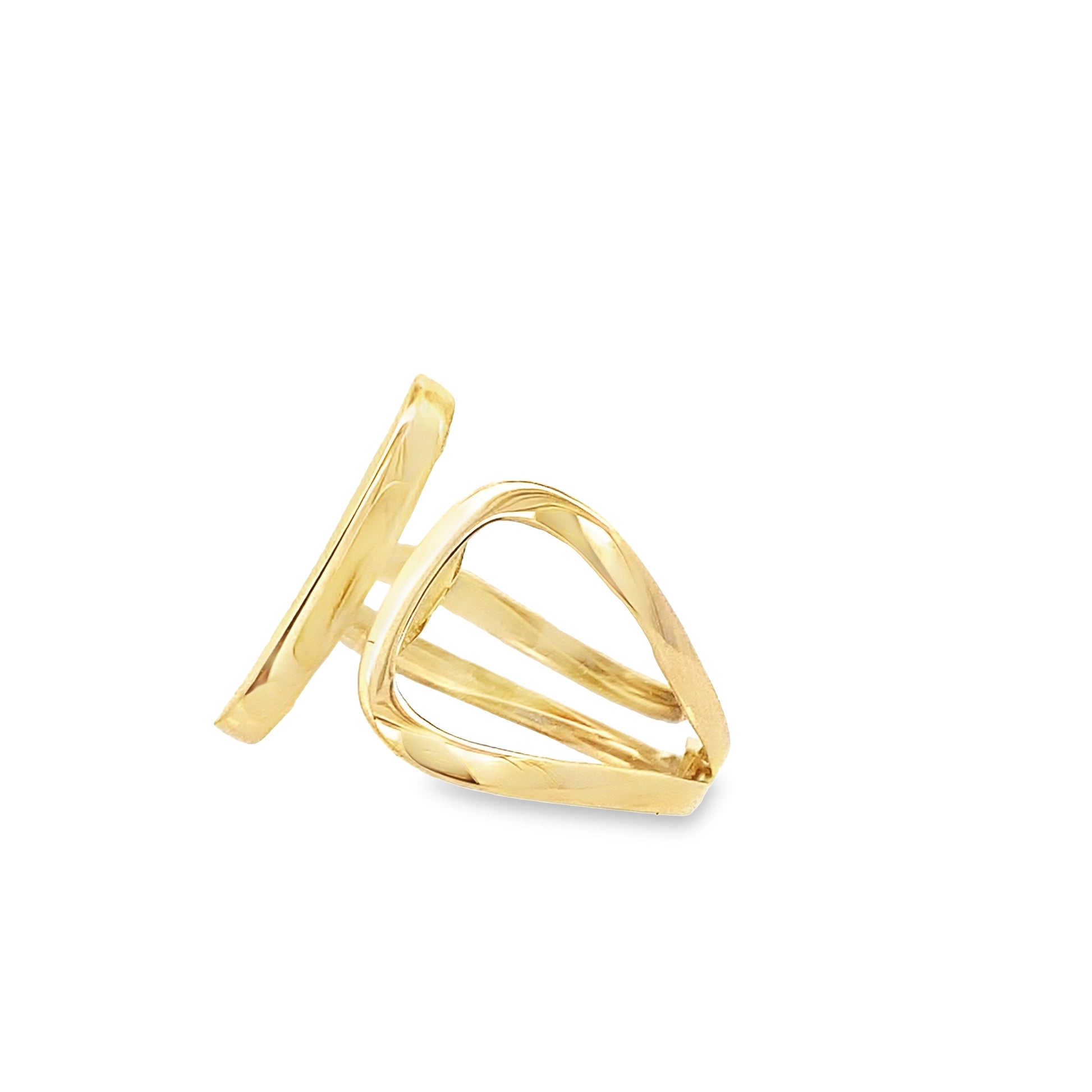 14K Yellow Gold Lds Fashion Ring Size 7 1.8Dwt