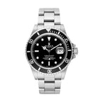 Pre-Owned Scr Rolex Submariner Watch Model 16610 40Mm Black Dial Ss Bracelet