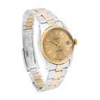 Pre-Owned 1973 Rolex Oyster Perpetual Datejust Watch  Model 1601 Two Tone Bracelet