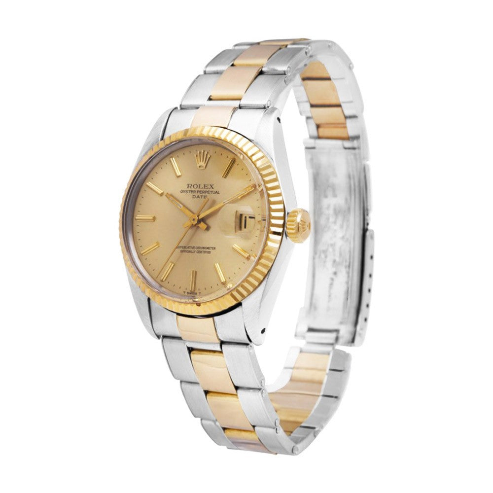 Pre-Owned 1973 Rolex Oyster Perpetual Datejust Watch  Model 1601 Two Tone Bracelet