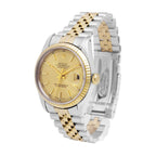 1997  Rolex Datejust Watch Two Tone M# 16233 Jubilee Fluted Bezel Champagne Dial