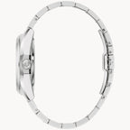 Bulova Surveyor Mens Watch (96B429) Green Dial Silver Tone