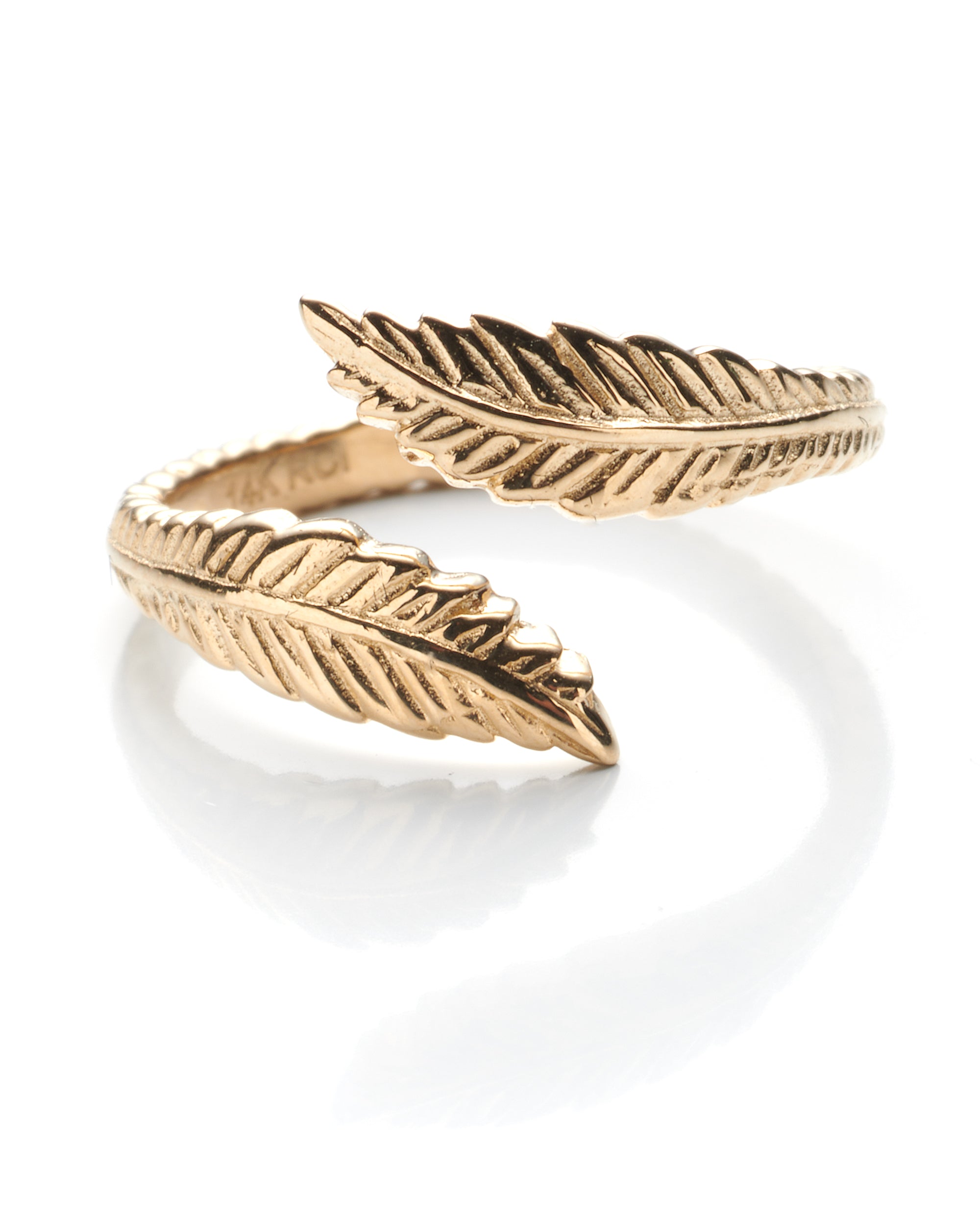 14K Yellow Gold 9Mm Dc Bypass Lead Toe Ring 0.9Dwt