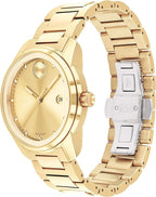 Movado Bold Verso (3600735) Mens Watch Gold Tone Pvd