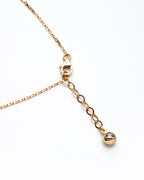 14K Yellow Gold Mother Of Pearl Heart Necklace 16In 2.8Dwt