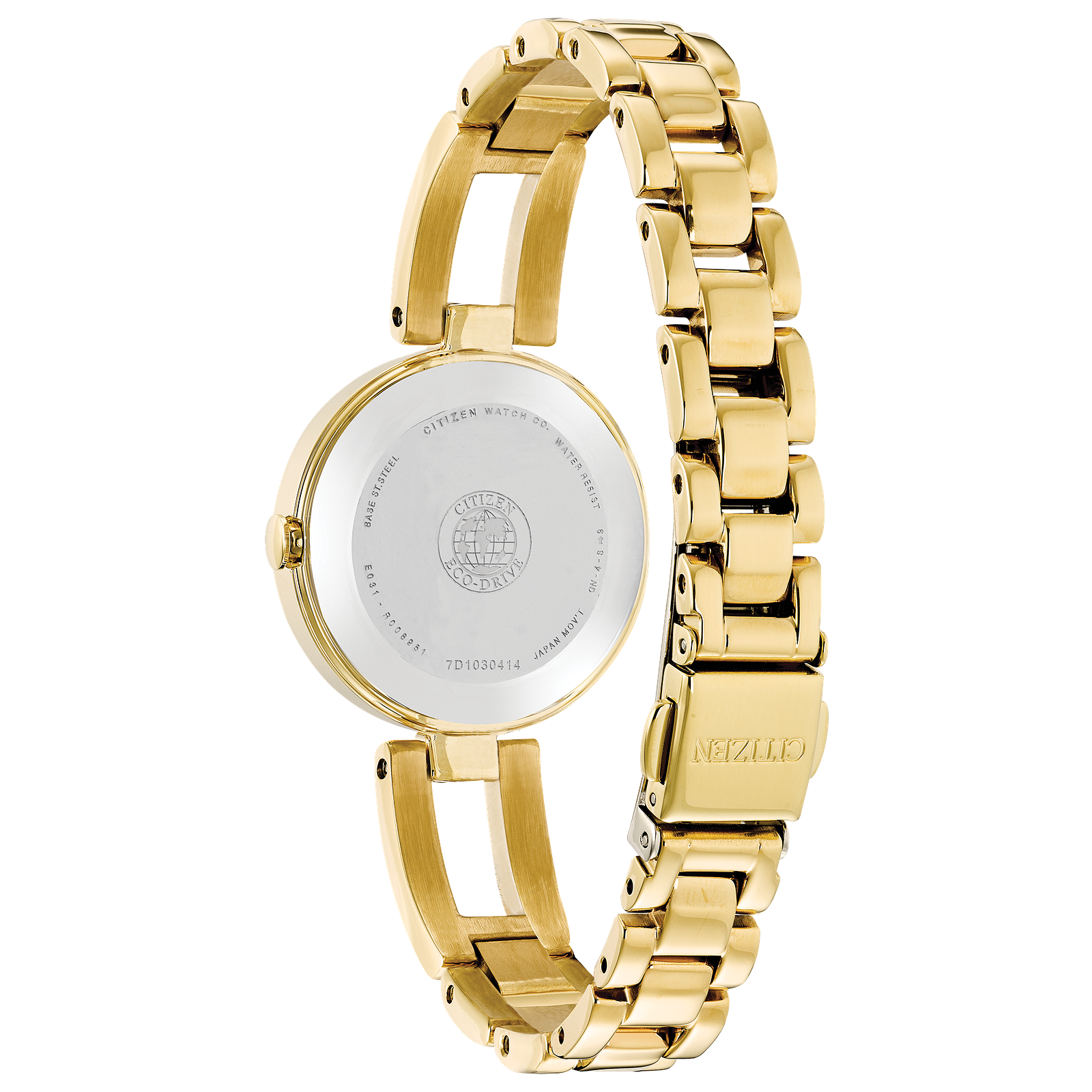 Citizen Axiom Eco Drive Ladies Watch (Em0638-50P) Gold Tone