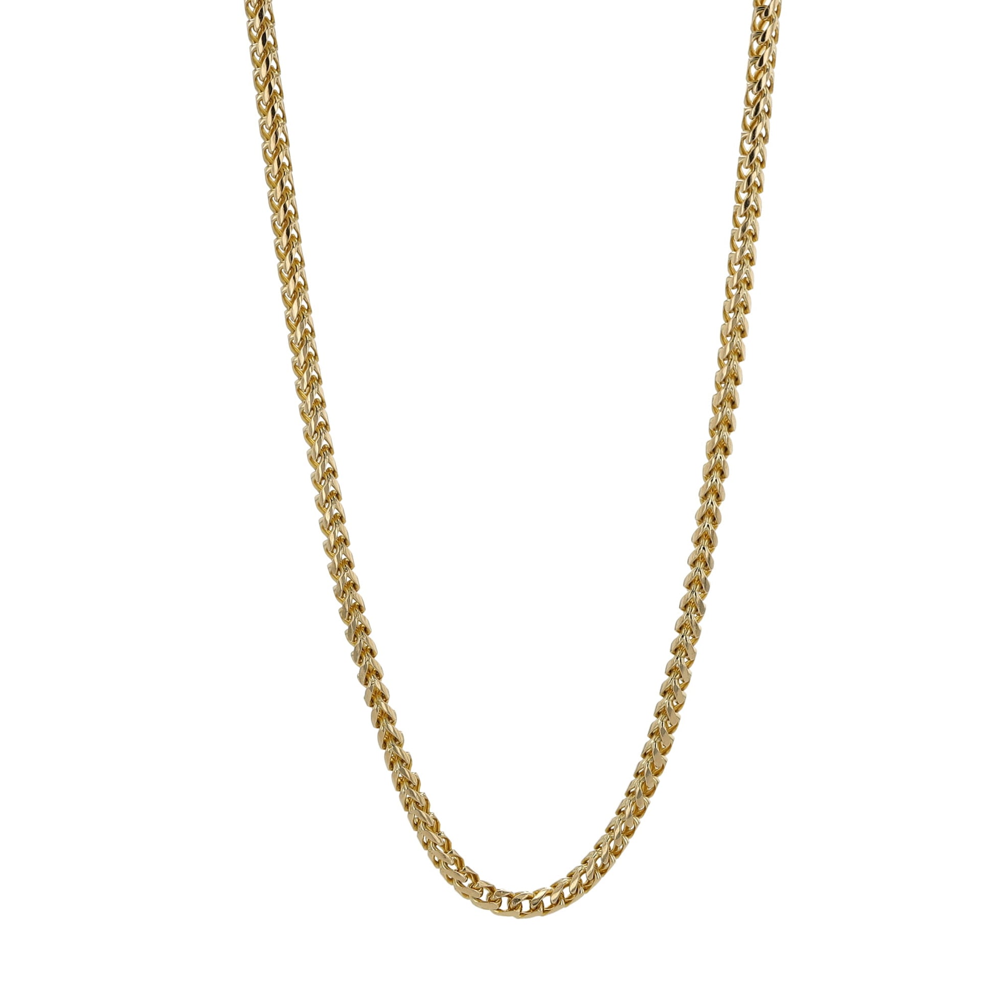 10K Yellow Gold Franco Link Chain 4Mm 28.5In 34.2Dwt