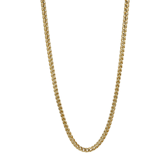 10K Yellow Gold Franco Link Chain 4Mm 28.5In 34.2Dwt