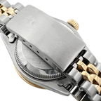 Pre-Owned 1996 Rolex Datejust 26Mm 18K Stainless Steel Two Tone Watch With Diamond Dial And Diamond Bezel Model:69173