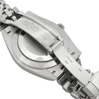 Pre-Owned 2024 Rolex Datejust Fluted Bezel Blue Index Oyster steel Jubilee Bracelet - 126334