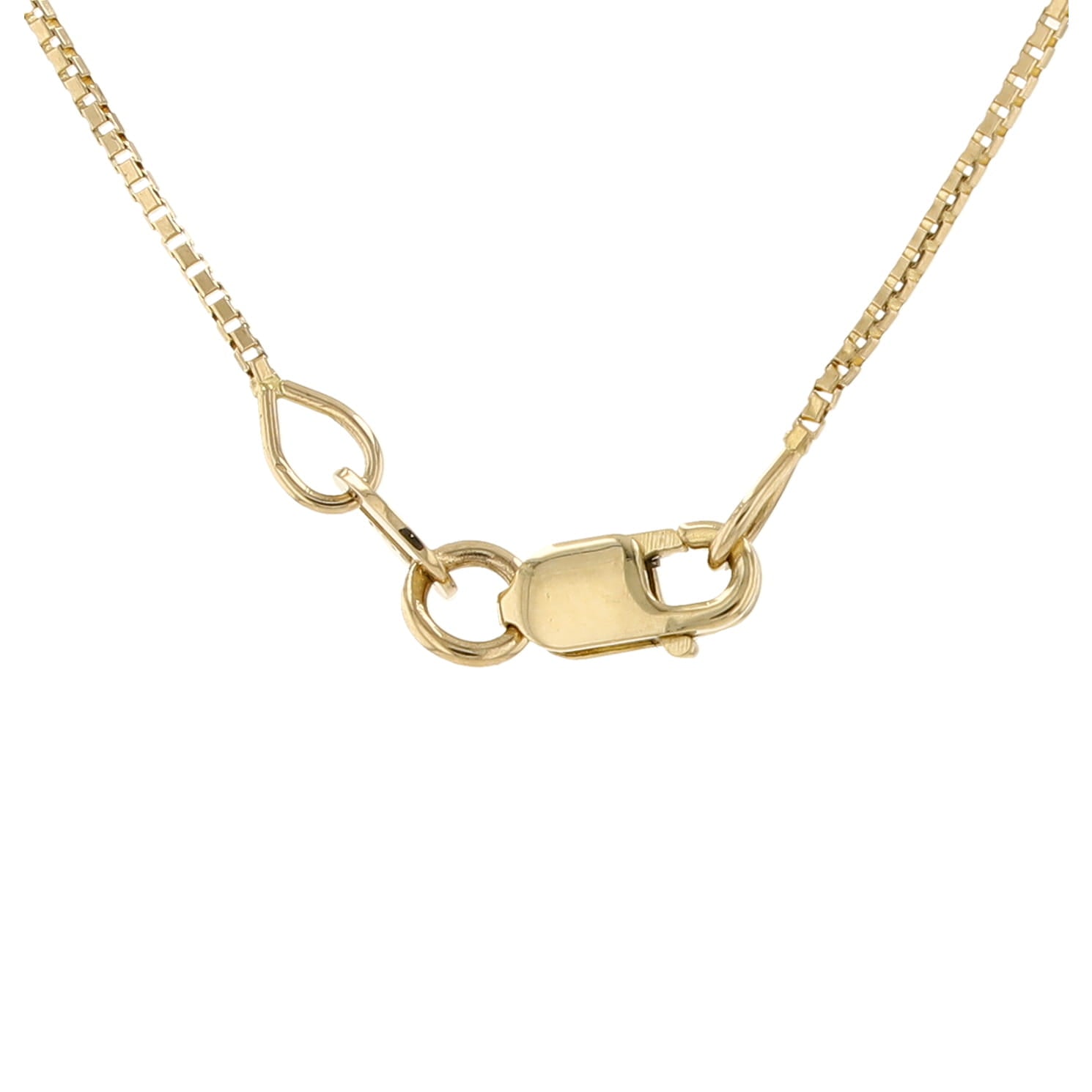 14K Two Tone Gold Diamond Doble Heart Necklace 16.5In 2.3Dwt