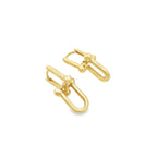 14K Yellow Gold Stirrup Earrings 3.2Dwt