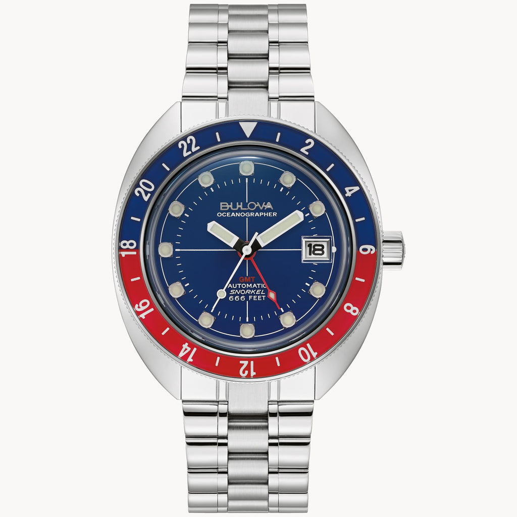 Bulova Men’S Oceanographer Gmt (96B405)