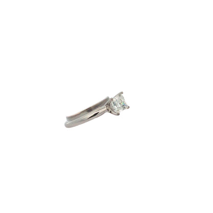 10K White Gold Lds Diamond Engagement Ring Size 6 1.4Dwt