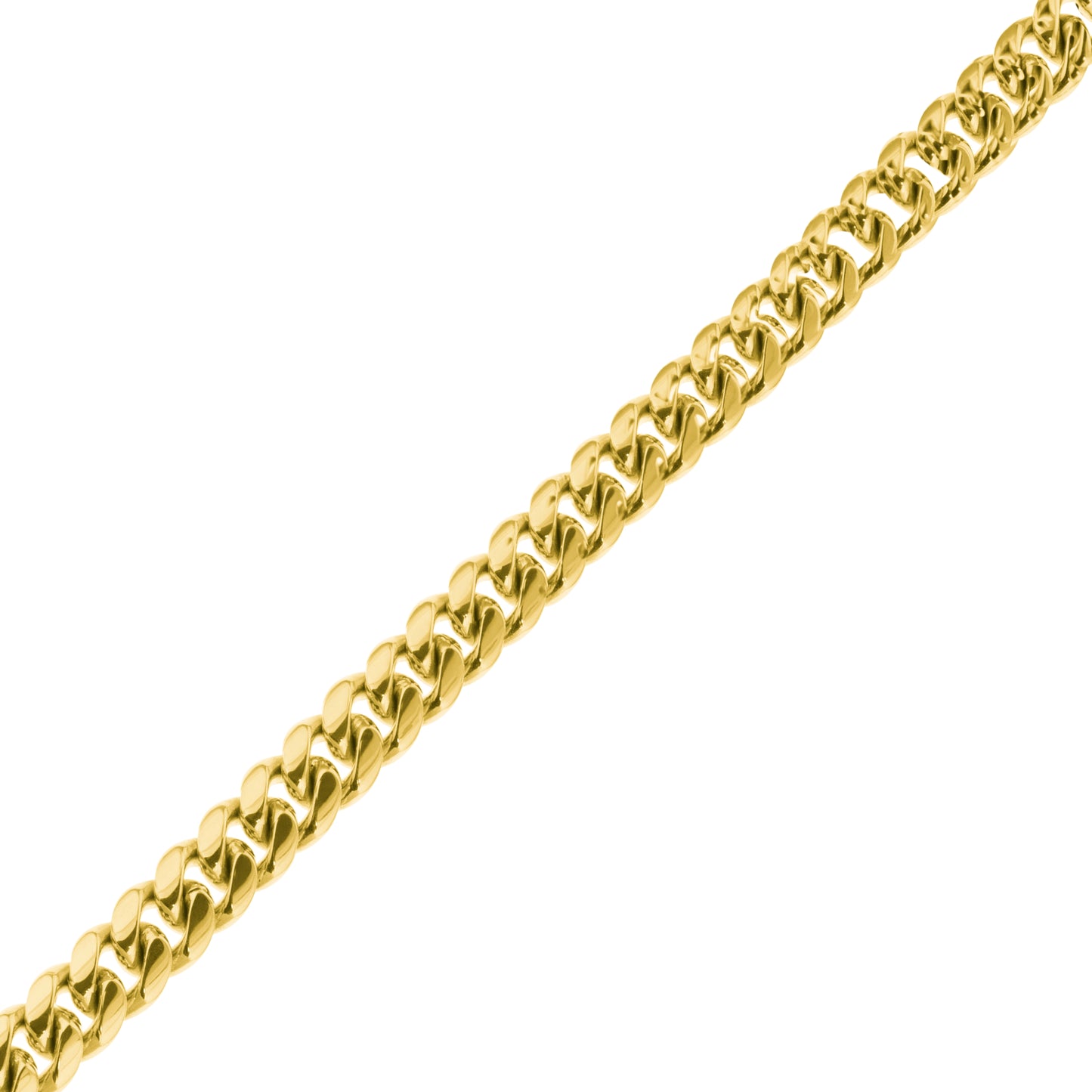 14K Yellow Gold Miami Cuban Link Bracelet 6Mm 8In 5.2Dwt
