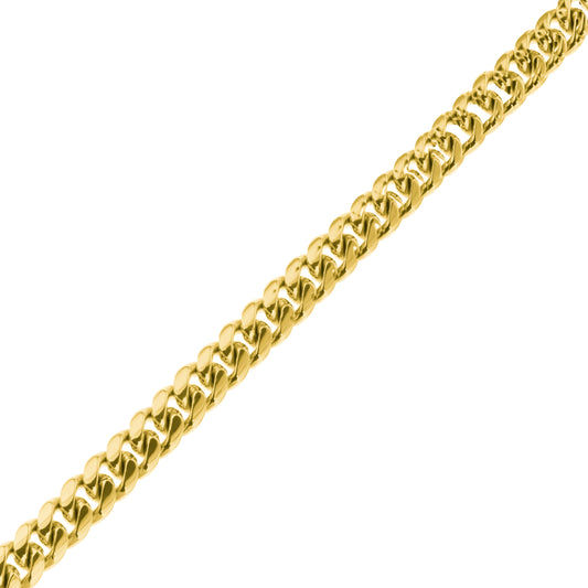 14K Yellow Gold Miami Cuban Link Bracelet 6Mm 8In 5.2Dwt