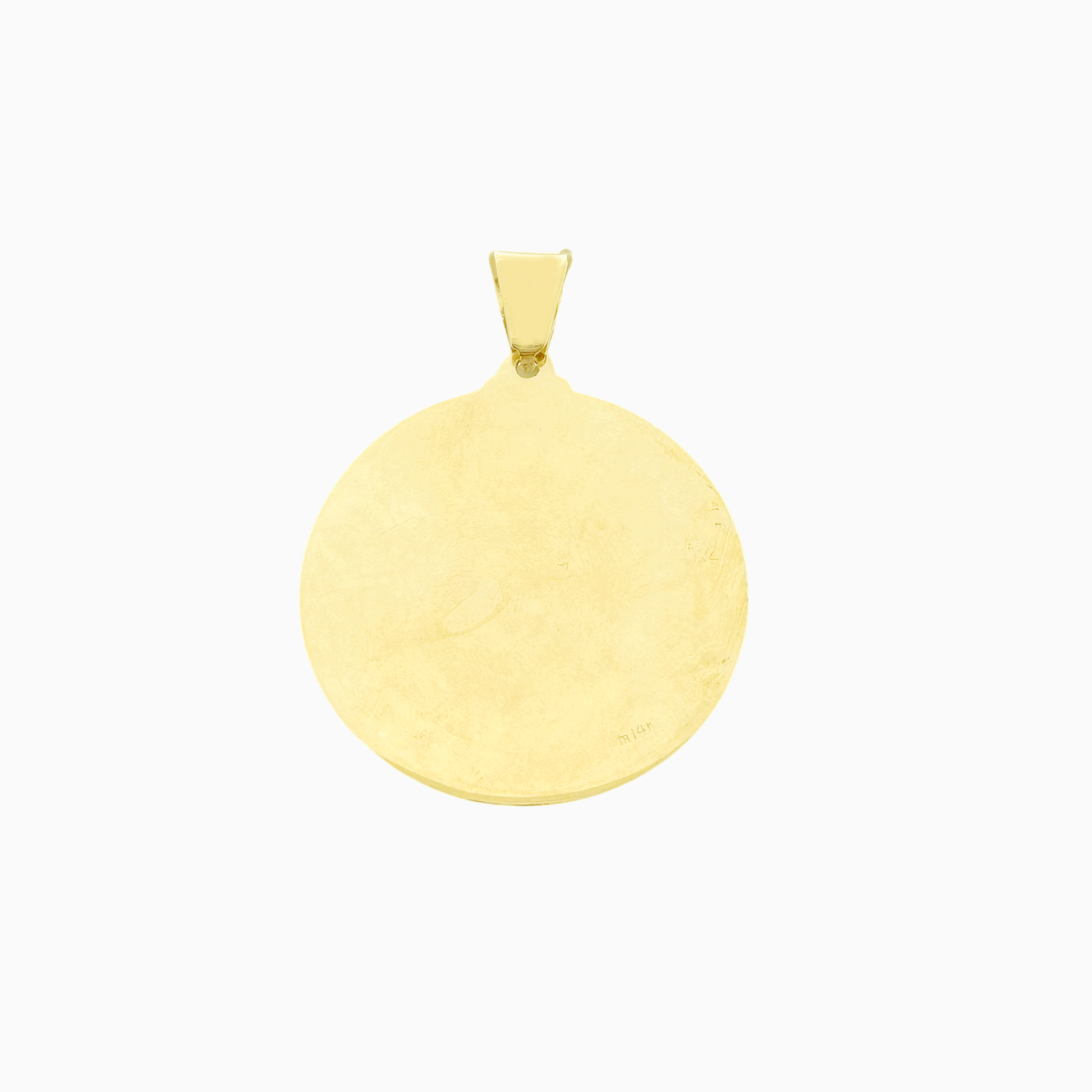 10K Two Tone Gold San Lazaro Pendant 6.9Dwt