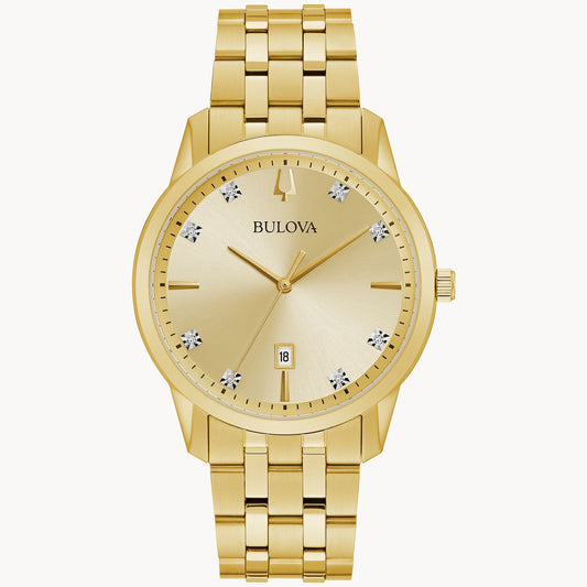 Bulova Sutton Men's Watch w/ Champagne Dial 97D123