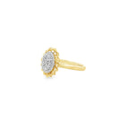 0.25Ctw 10K Yellow Gold Diamond Fashion Ring Size 7 1.8Dwt