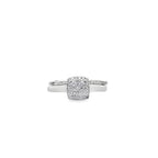 0.33Ctw 14K White Gold Diamond Bridal Set  Size 7 3.4Dwt