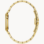 Bulova Ladies Regatta Watch (97L161) Gold Tone White Dial