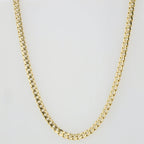 14K Yellow Gold Royal Monaco Link Chain 4.5Mm 16In 7.2Dwt