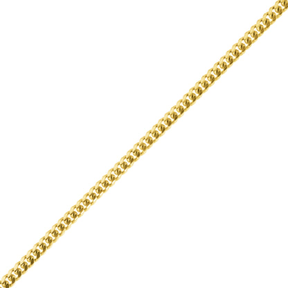 10K Yellow Gold Lobster Clasp Cuban Link Chain 3Mm 18In 8.6Dwt / 13.3 G