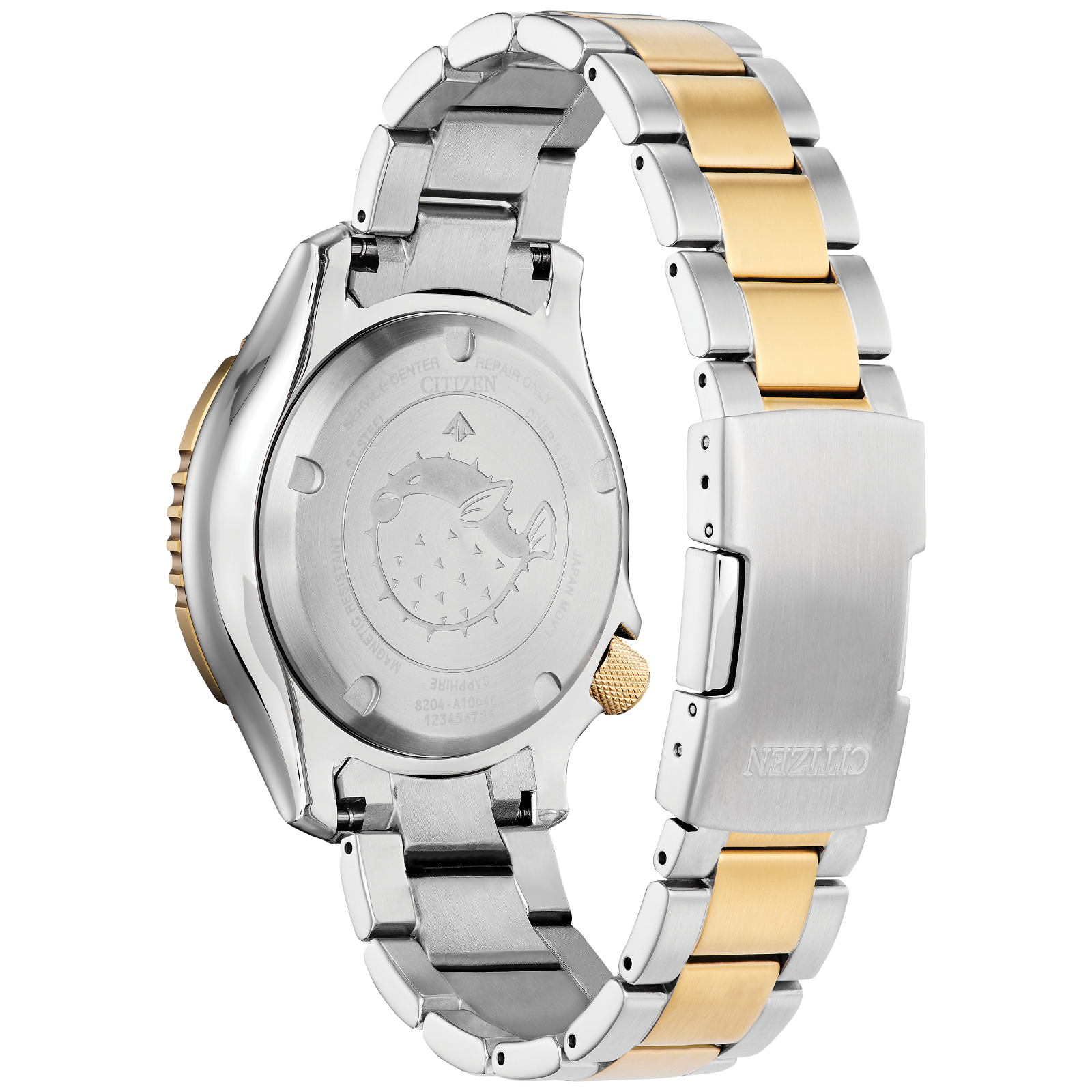 Citizen Promaster Dive Automatic Mens Watch (Ny0154-51L) Blue Dial Two Tone