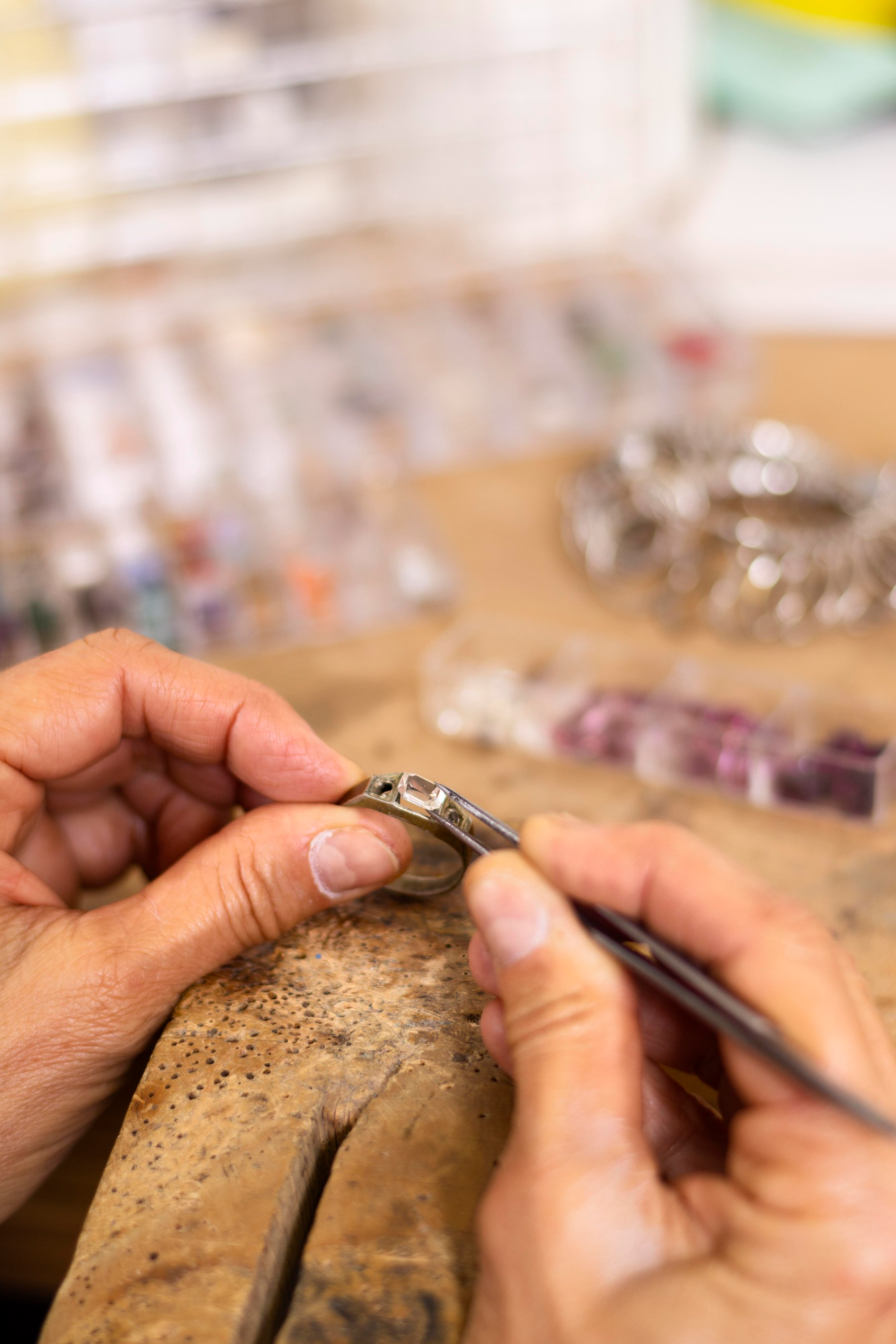 Stone Replacement & Secure Resetting