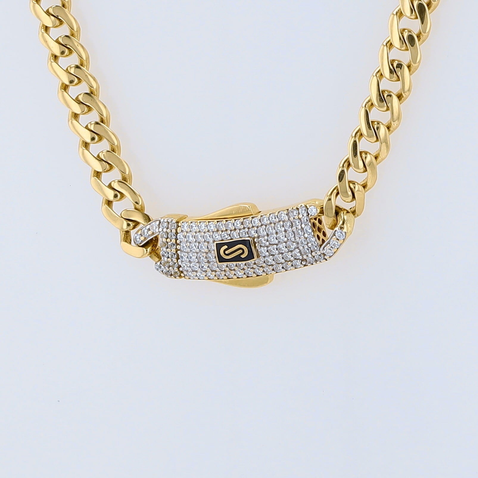14K Yellow Gold Royal Monaco Link Chain 4.5Mm 16In 7.2Dwt