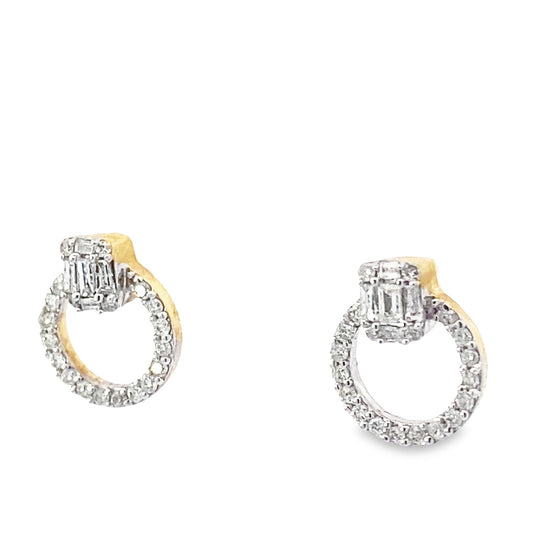 0.25Ctw 10Kt Whiite Gold Diamond Circle Stud Earring

Cod: