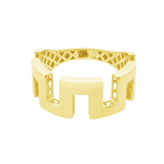 10K Yellow Gold Fashion Ring Size 7.5 1.3Dwt