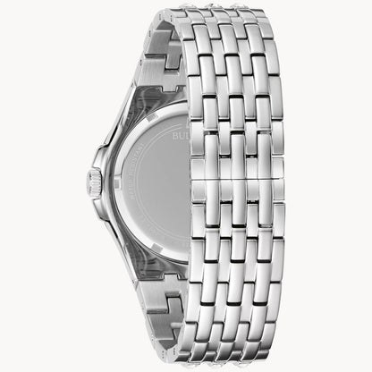 Green Dial Stainless Steel Bracelet Crystal 96A253