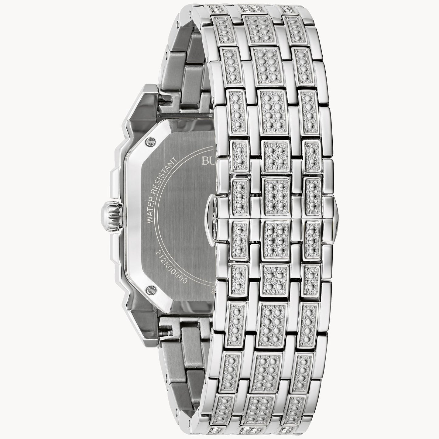Silver-Tone Dial Stainless Steel Bracelet Octava 96A285