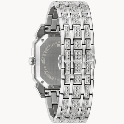 Silver-Tone Dial Stainless Steel Bracelet Octava 96A285