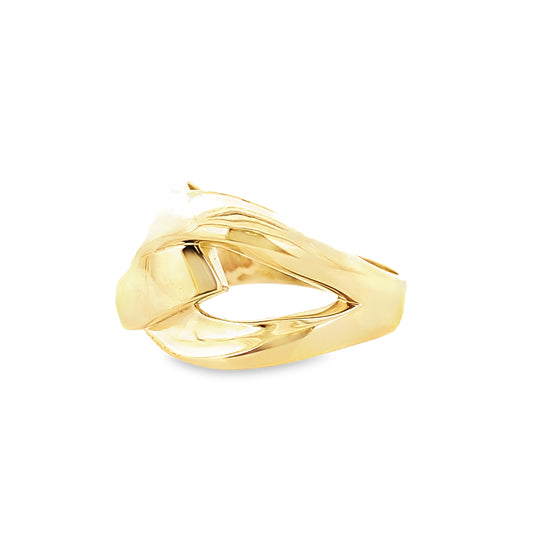 14K Yellow Gold Lds Fashion Ring Size 7 1.8Dwt
