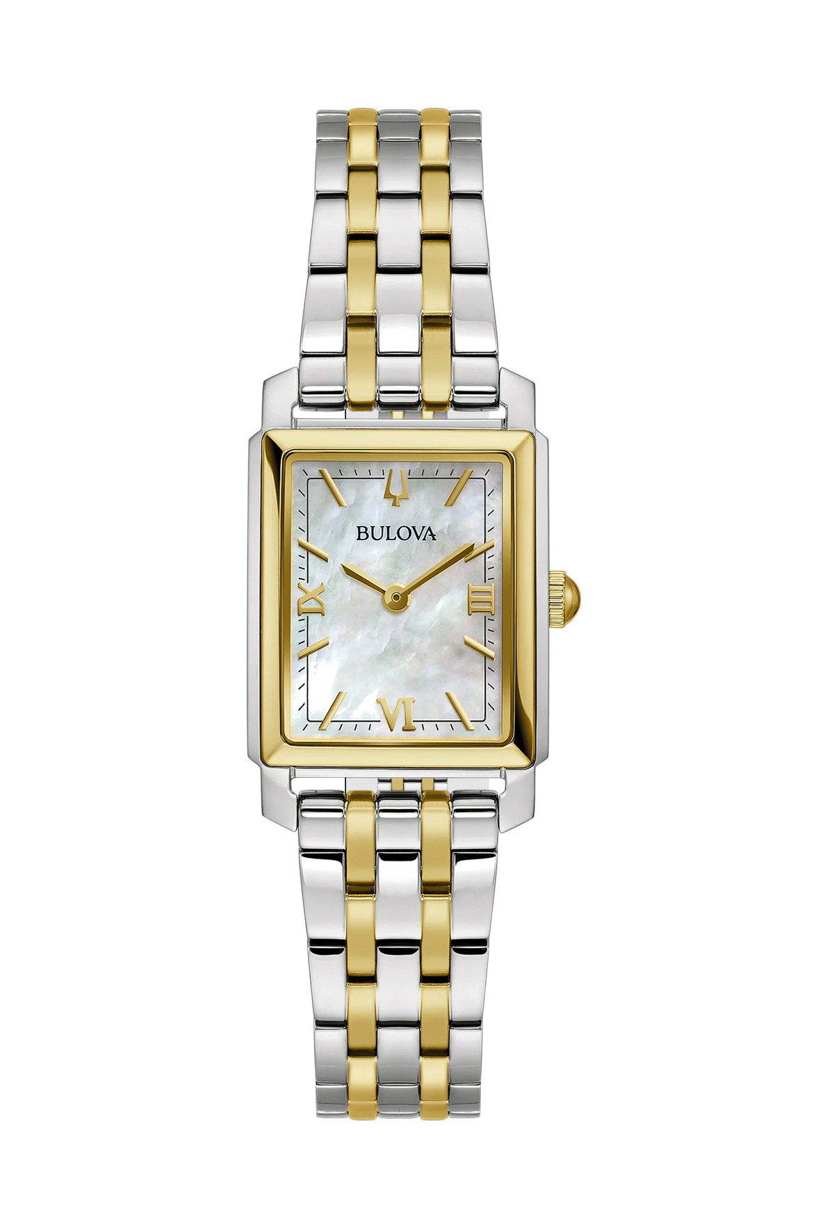 Bulova Sutton Ladies Watch - Two Tone mother-of-pearl dial