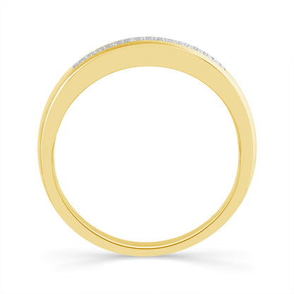 Diamond Mens Ring 0.17 ct tw 10k Yellow Gold