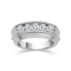 Diamond Mens Ring 1.5 ct tw 14k White Gold