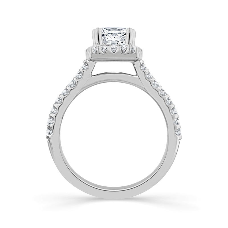 Diamond Engagement Ring 1 ct tw 14k White Gold