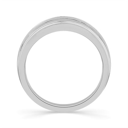 Diamond Mens Ring 0.25 ct tw 10k White Gold