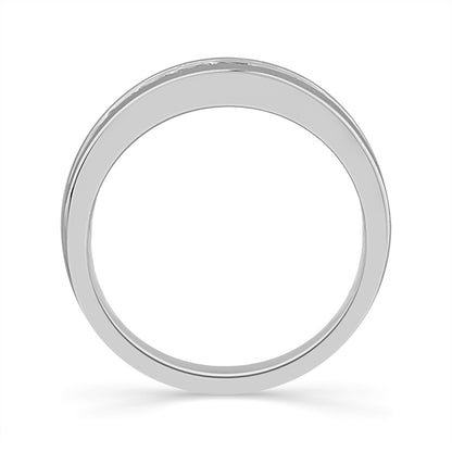 Diamond Mens Ring 1 ct tw 10k White Gold